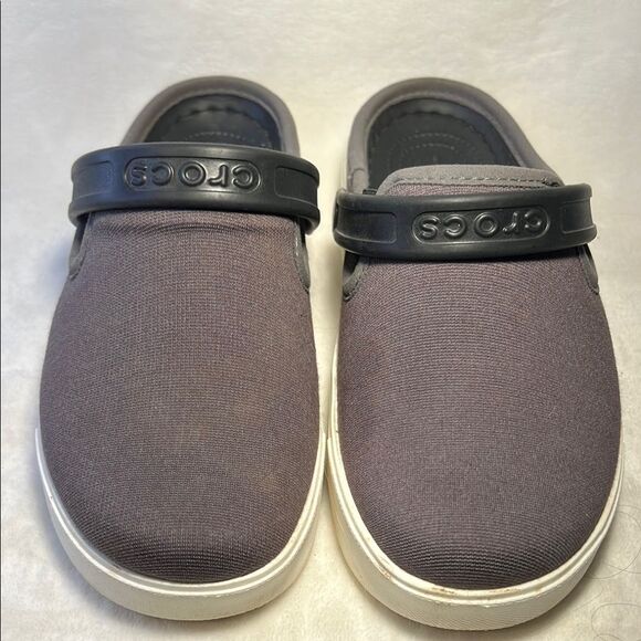 CROCS Citilane Canvas Slip-On Clogs - Size6 - Picture 1 of 8